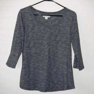 Coldwater Creek Navy 3/4 SleeveTee - M